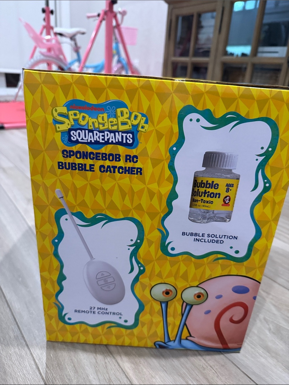 SpongeBob Squarepants Bubble Catcher Toy - Yellow & Pink - Picture 2 of 5